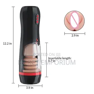 Masturbation Cup Automatic 5 Thrusting 10 Vibrating Vocable