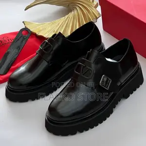 Original Valentino Garavani Chunky Black Shoes