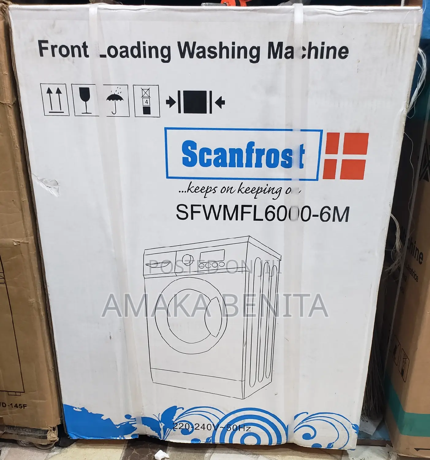 Scanfrost Full Automatic Washing Machine (Front Load)