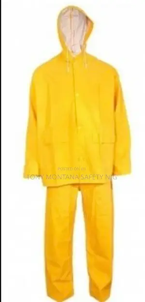Pvc Up And Down Safety Raincoat