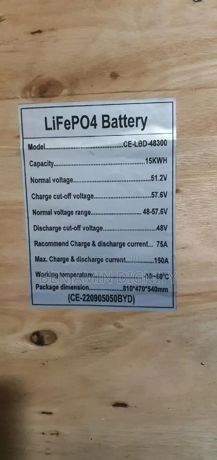15kwh Lithium Battery