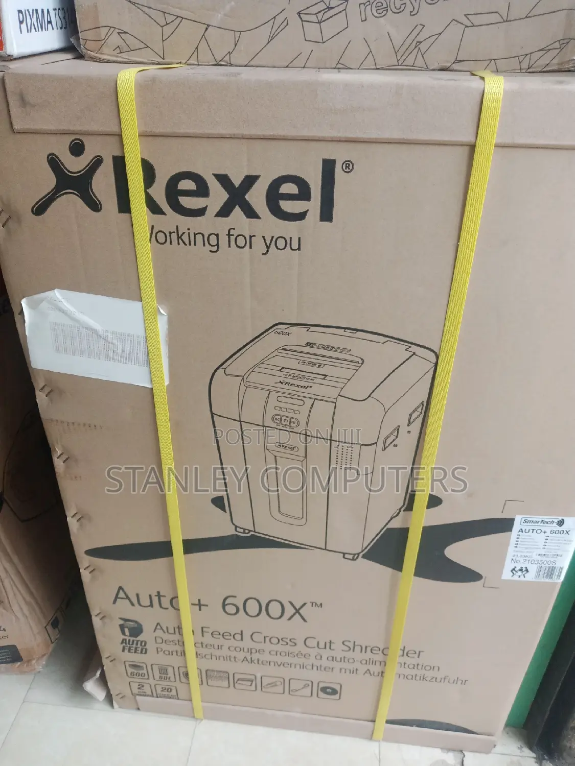 Rexel Auto 600x Paper Shredder