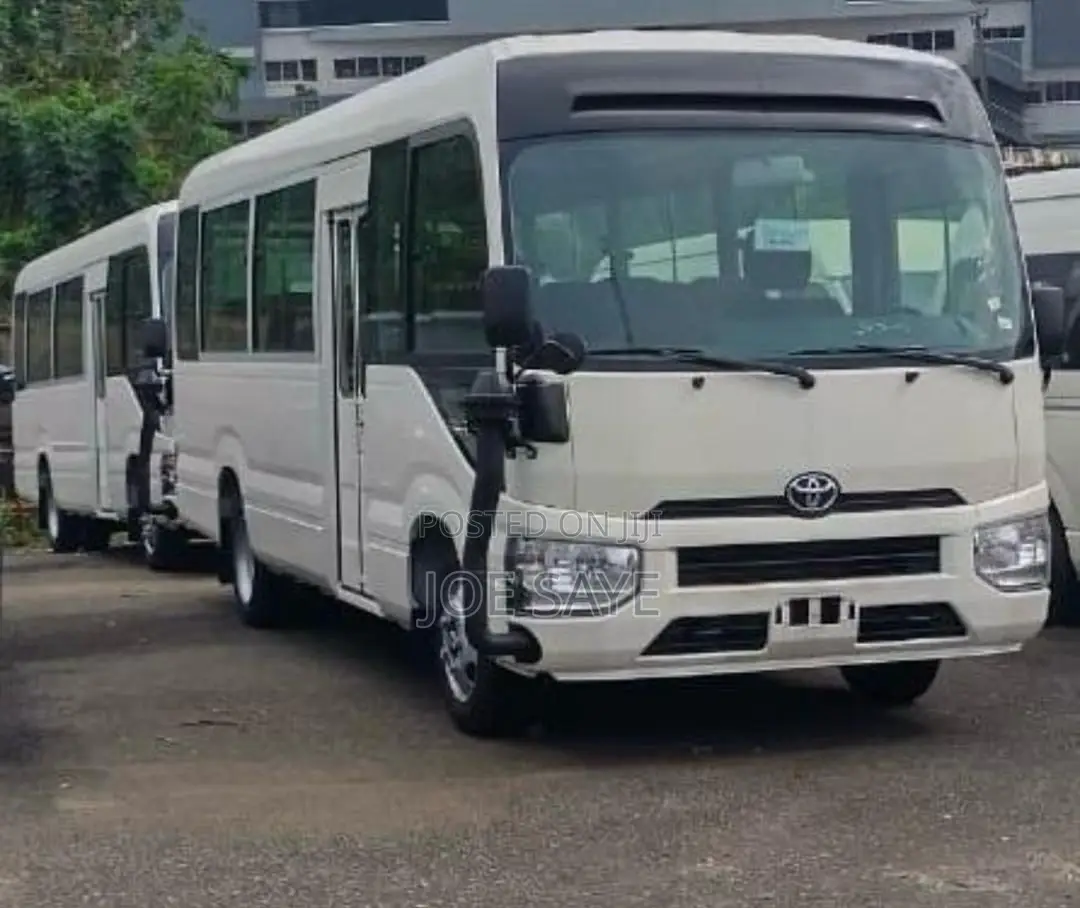 New Toyota Coaster 2023 White