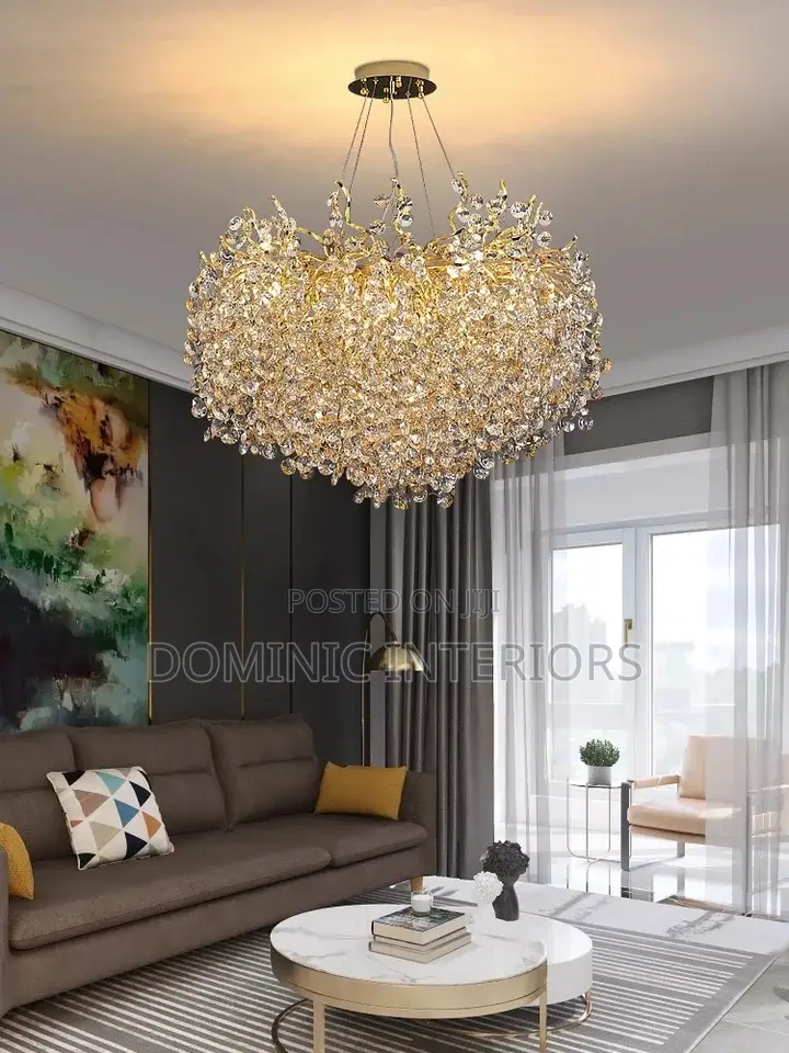 Sun Crystal Chandelier