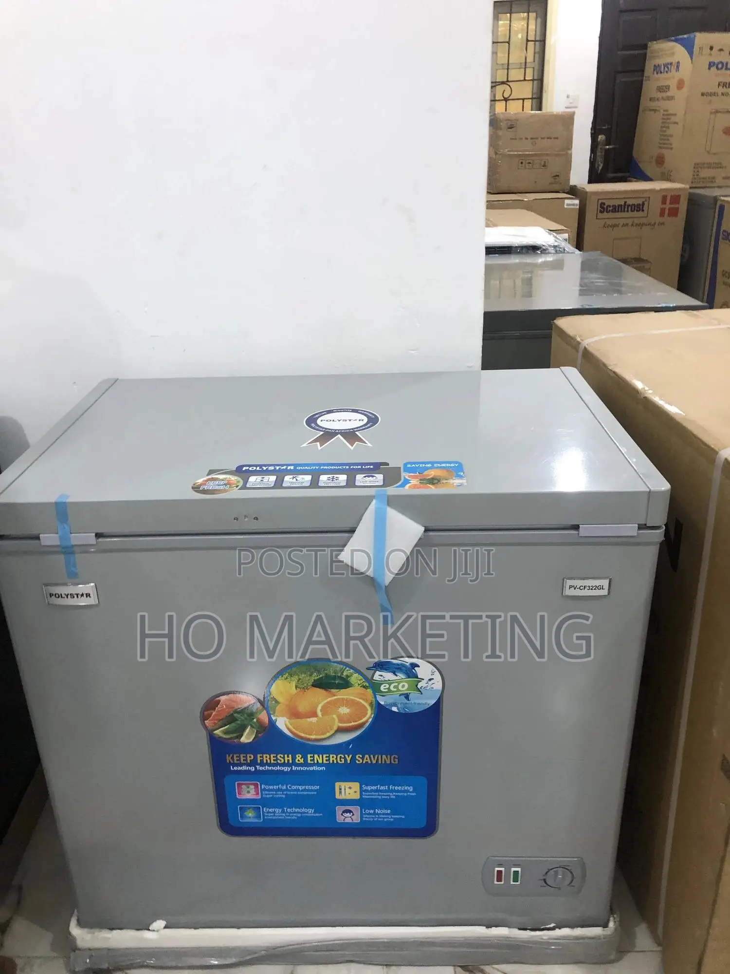 200l Chest Freezer With Sliding Door Polystar