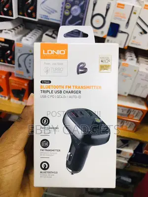 Ldnio Bluetooth C704Q 2usb, Usb-C Transmitter Fm + Usb-C - U