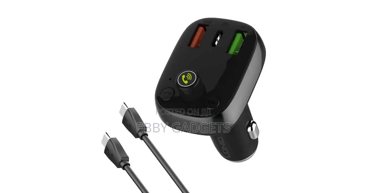 Ldnio Bluetooth C704Q 2usb, Usb-C Transmitter Fm + Usb-C - U