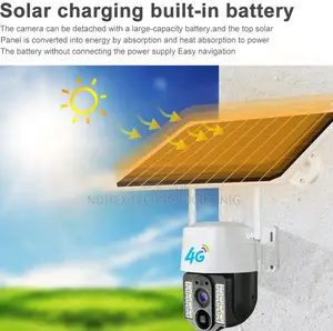 4g Human Tracking Solar Powered Security Camera