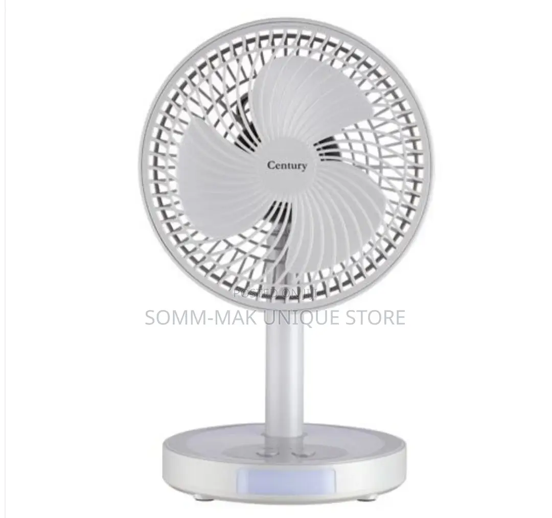 Century Rechargeable Table Fan - 8"
