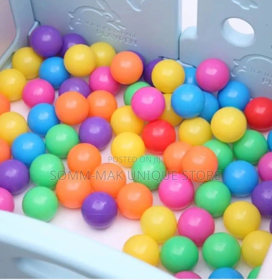 Baby Child Plastic Pool Balls - Multicolour-100pcs