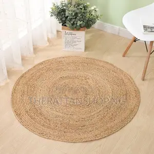 Raffia Floor Table Mat