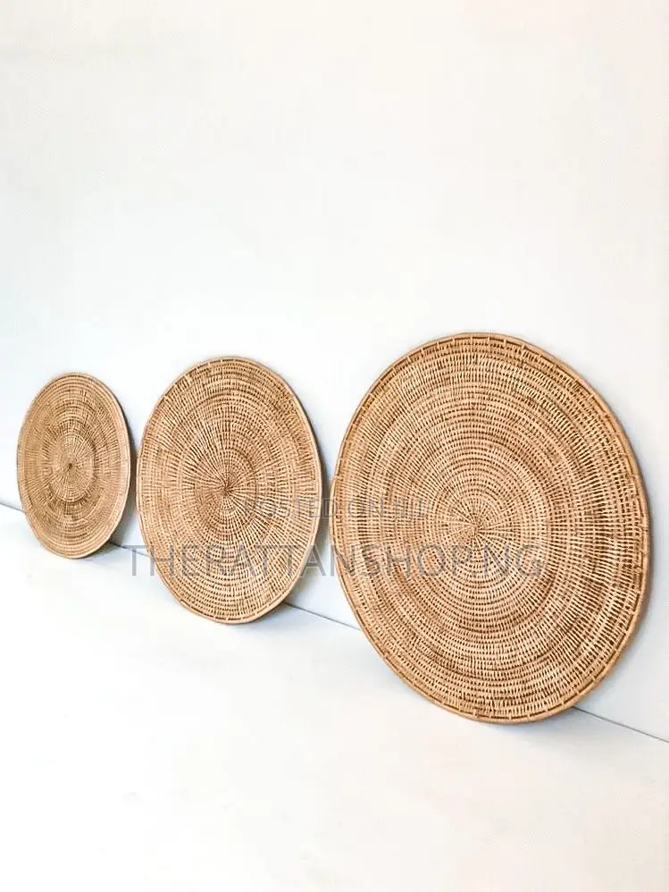 Raffia Floor Table Mat