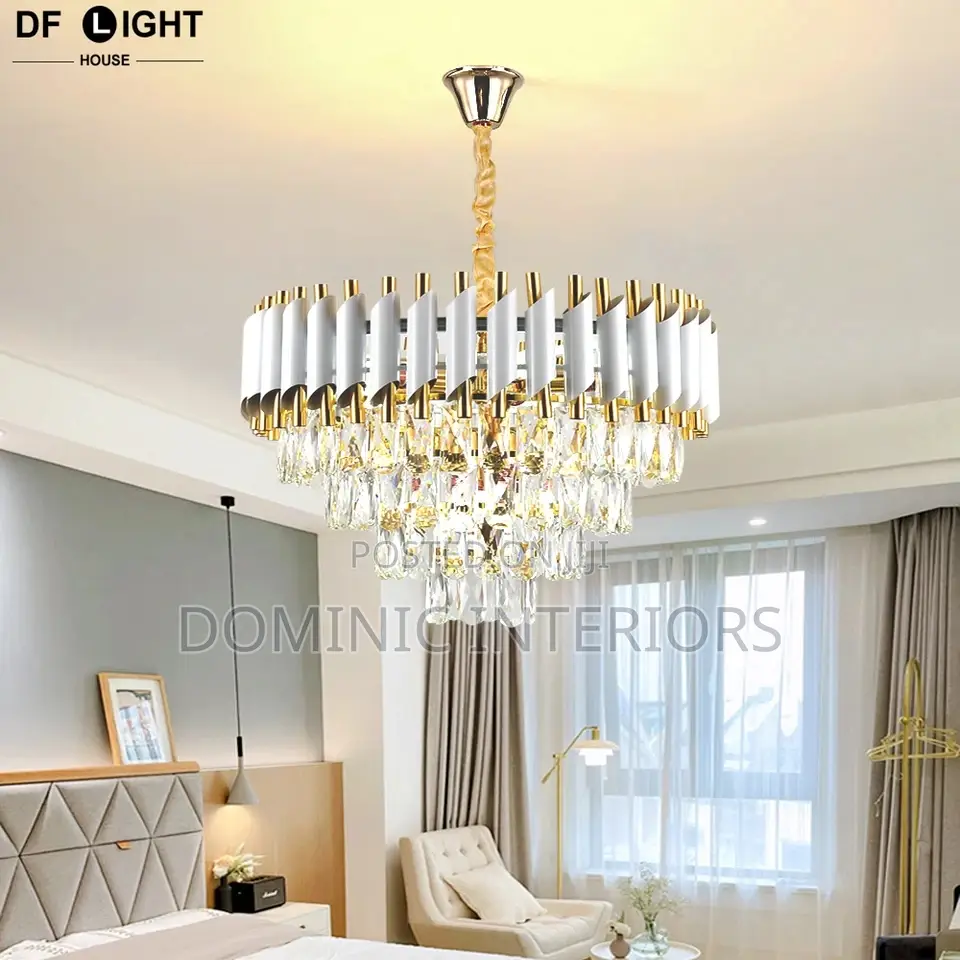 Living Room Crystal Lamp