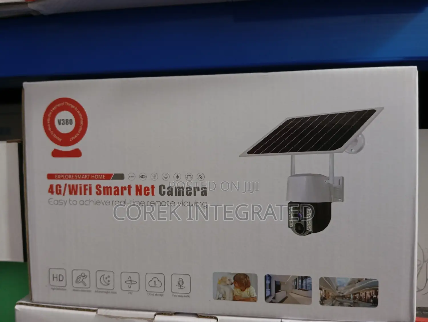 4G V380 Solar Camera