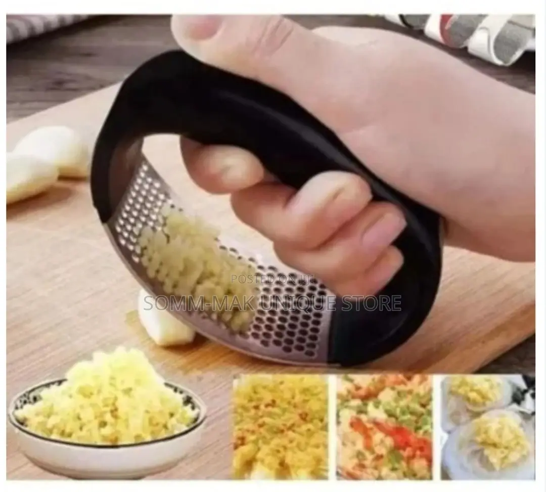 Garlic Press Crusher - Black