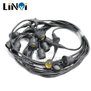 E27 Outdoor LED String Lights Waterproof Lamp Holder Bulb