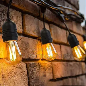 E27 Outdoor LED String Lights Waterproof Lamp Holder Bulb
