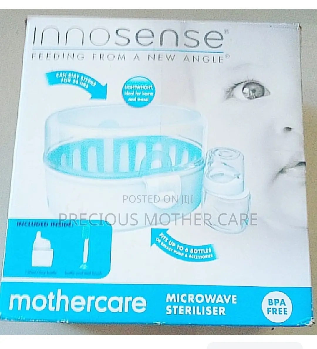Mother Care Micro Wave Steriliser 1 Angle Feeding Bottle