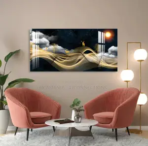 Affordable Luxury Interior Abstract Artwork Frame