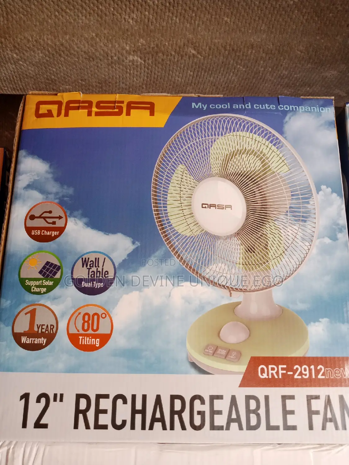 Qasa Table Fan