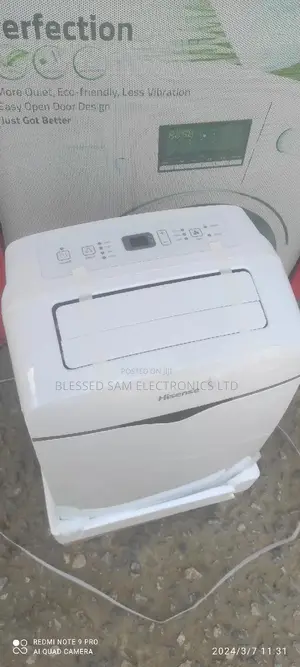 2025>New Hisense 1.5hp Mobile Air Condition Low Voltage>R410
