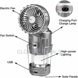 Mini Rechargeable Fan / Led Light