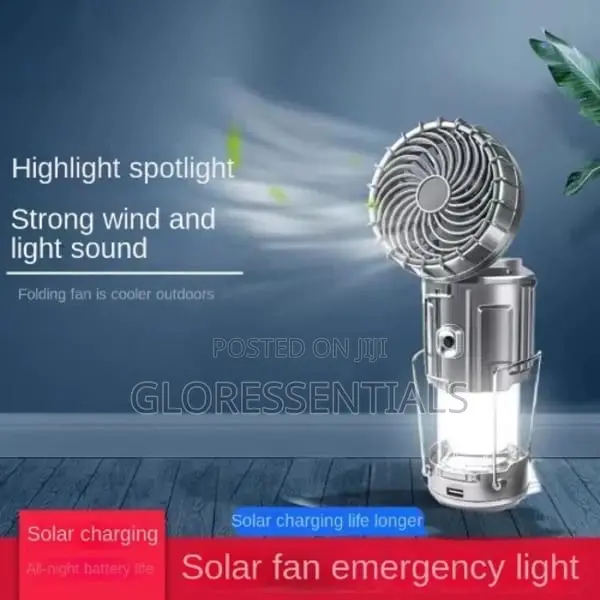 Mini Rechargeable Fan / Led Light