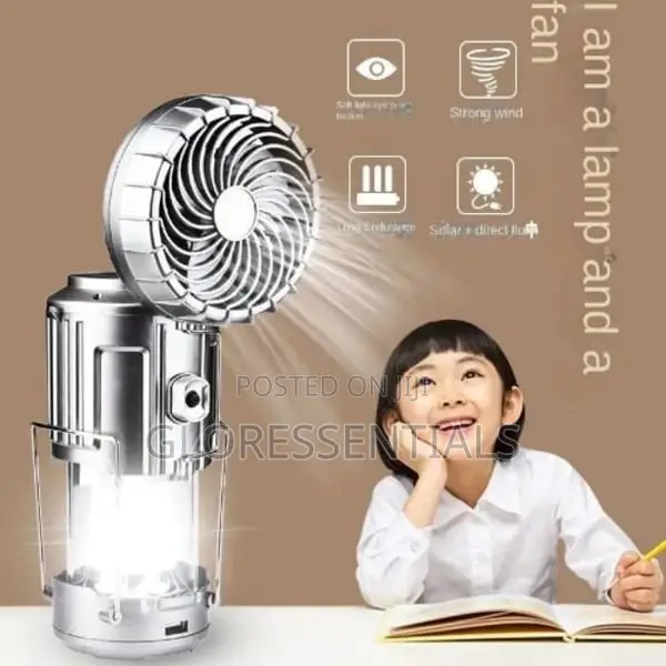 Mini Rechargeable Fan / Led Light