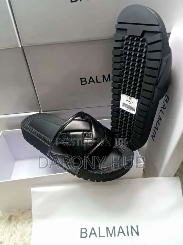 Best QUALITY BALMAIN Luxury Slides
