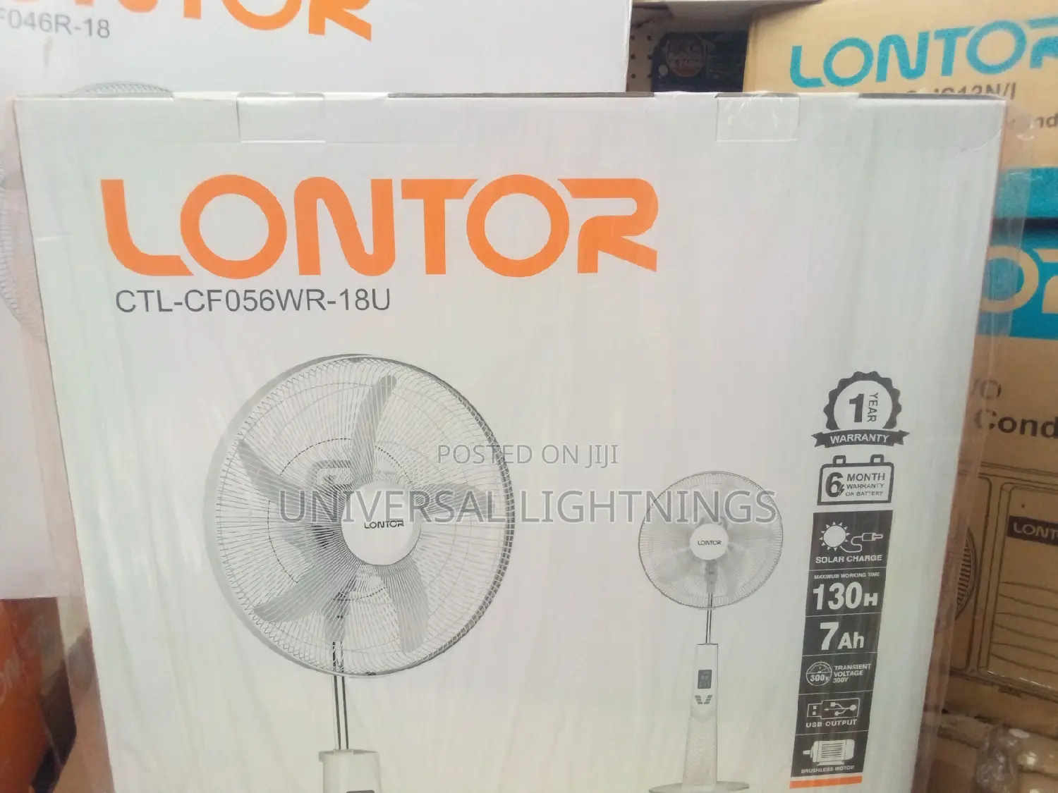 Lontor Rechargeable Fan