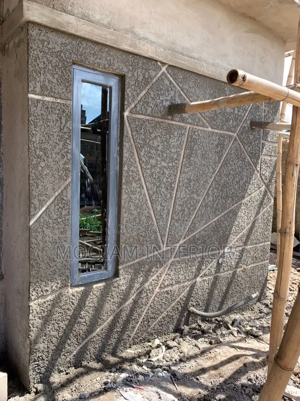 Wall Tyrolean Finishing