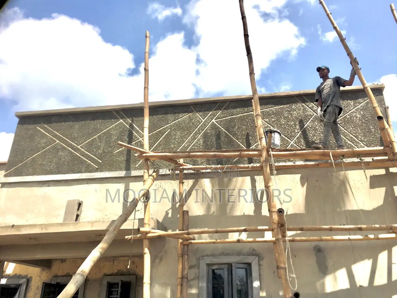 Wall Tyrolean Finishing