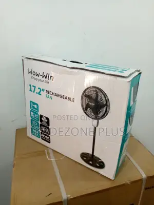 New in Wow-Win 17.2 Inch Rechargeable Fan