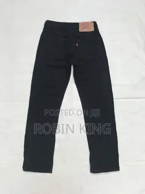 Levi’S 501 Black Jeans Trousers W28 L40