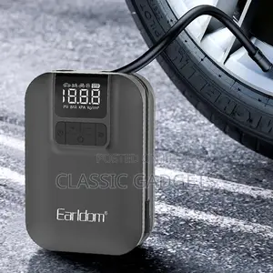 Photo - Earldom V2 Automatic Car Tire Air Compressor Pump Inflator