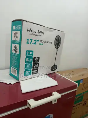 New in 17.2 Inch Wow-Win Rechargeable Fan