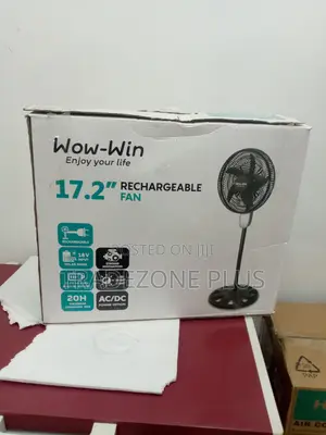 Photo - Affordable Wow-Win Rechargeable Fan-17.2''
