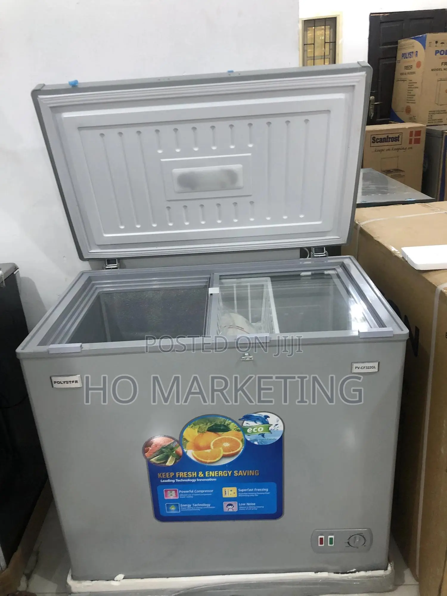 Polystar Chest Freezer 200l Pv-Cf322gl