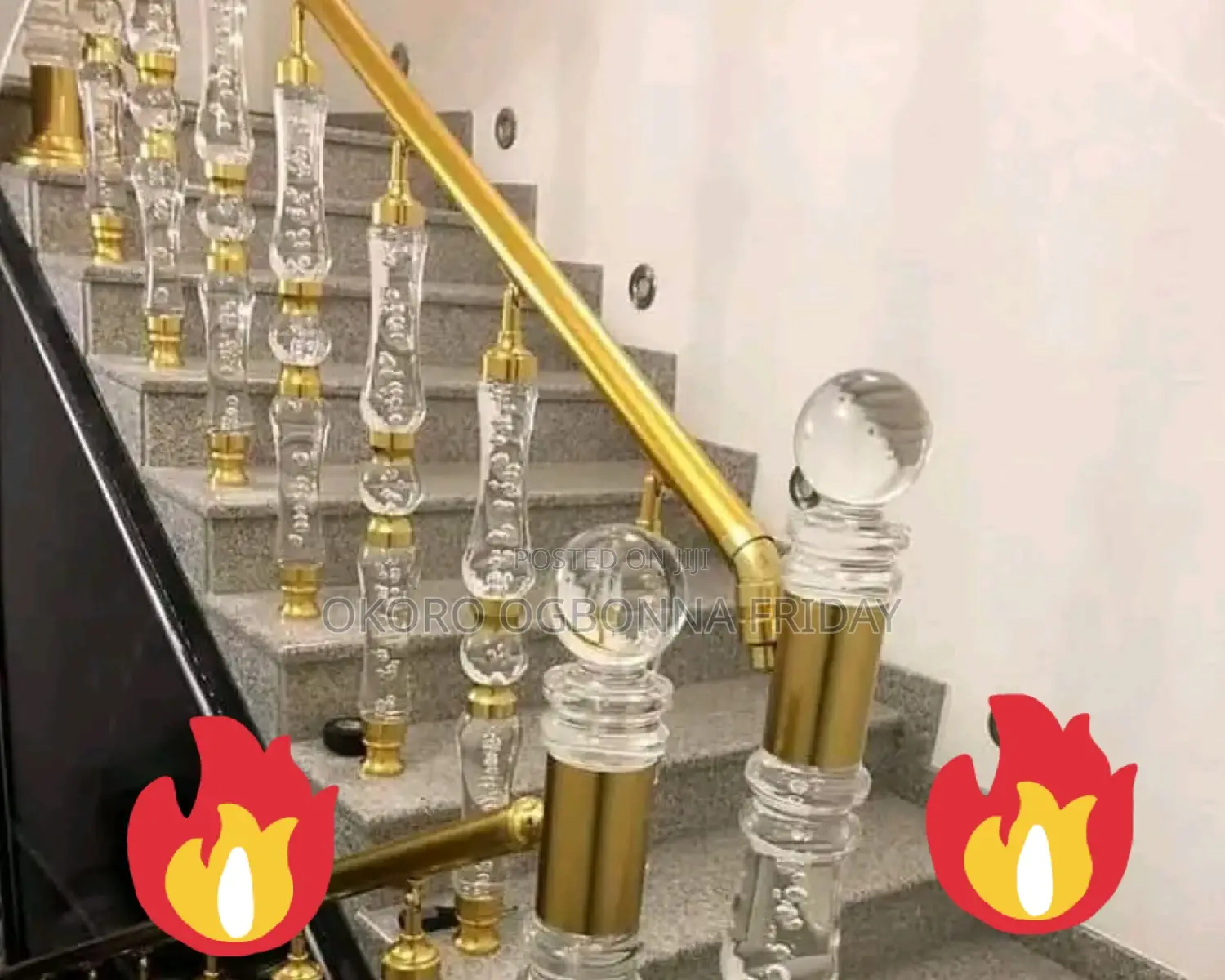 Stainless Handrail With Accessories
