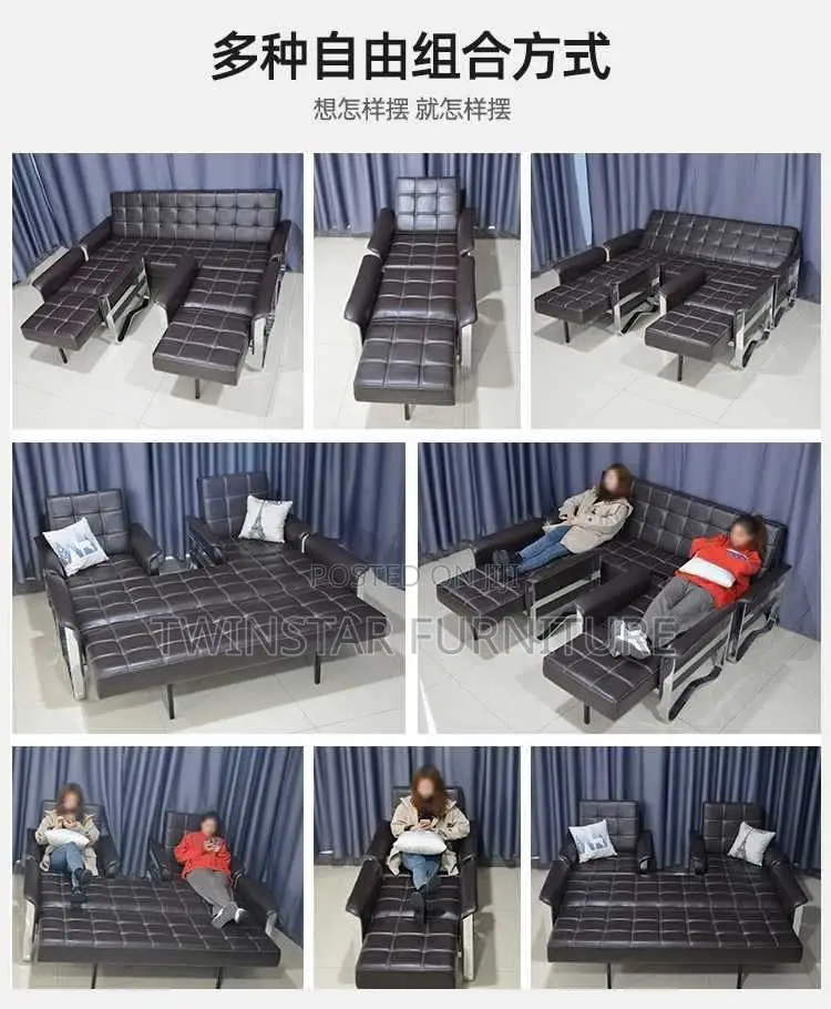 Modern Executive Convertible Office Sofa Chair
