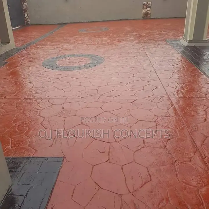 Shinning Stamped Concrete