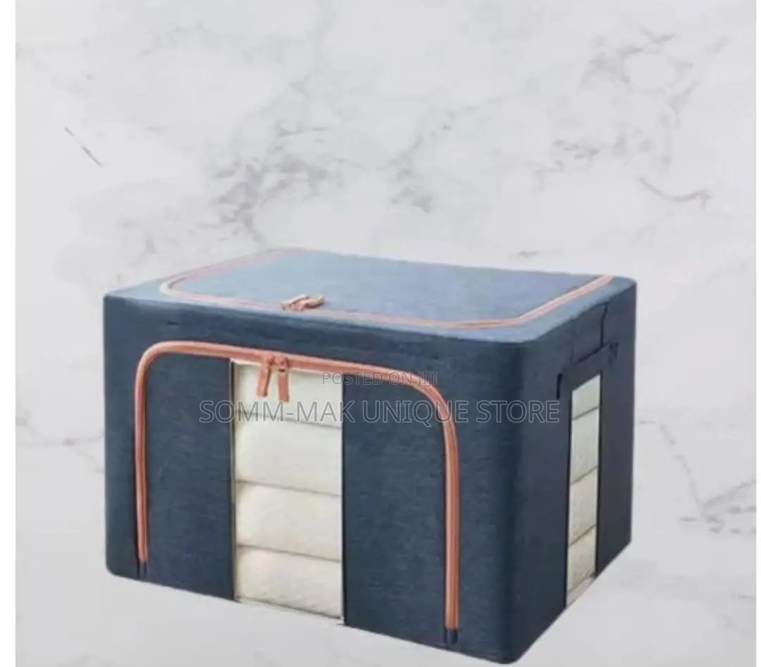 Foldable Storage Box -With Zip - 66l