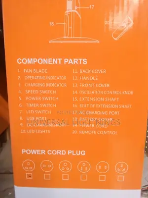 Rechargeable Fan
