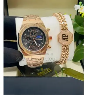 Active Chronograph Date Wrist Watch With Bracelet