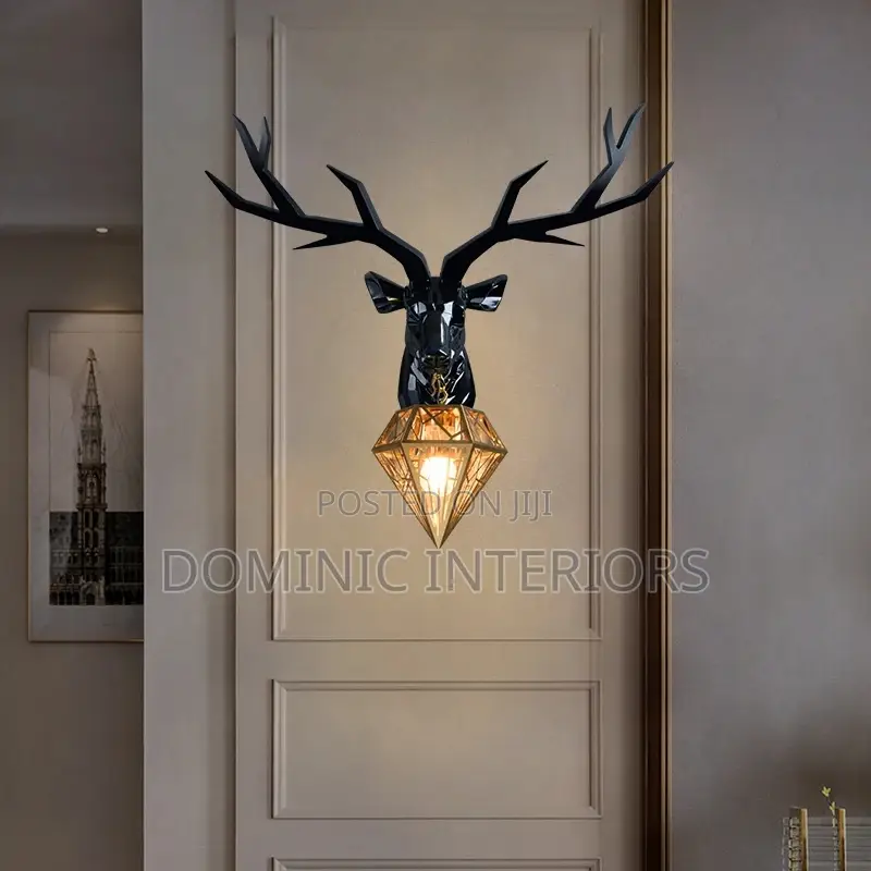 Deer Head Wall Lamp