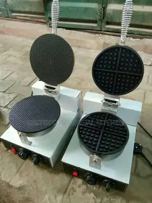 Commercial Electric Single Cone Baker And Single Waffle Bake