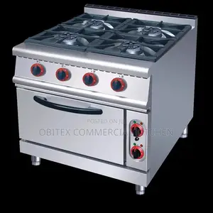 Industrial 4burners Gas Cooker With Oven Is Available for Sales