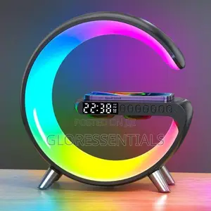 Bluetooth Speaker 4 In1 + Wireless Charger, LED Lamp,Er