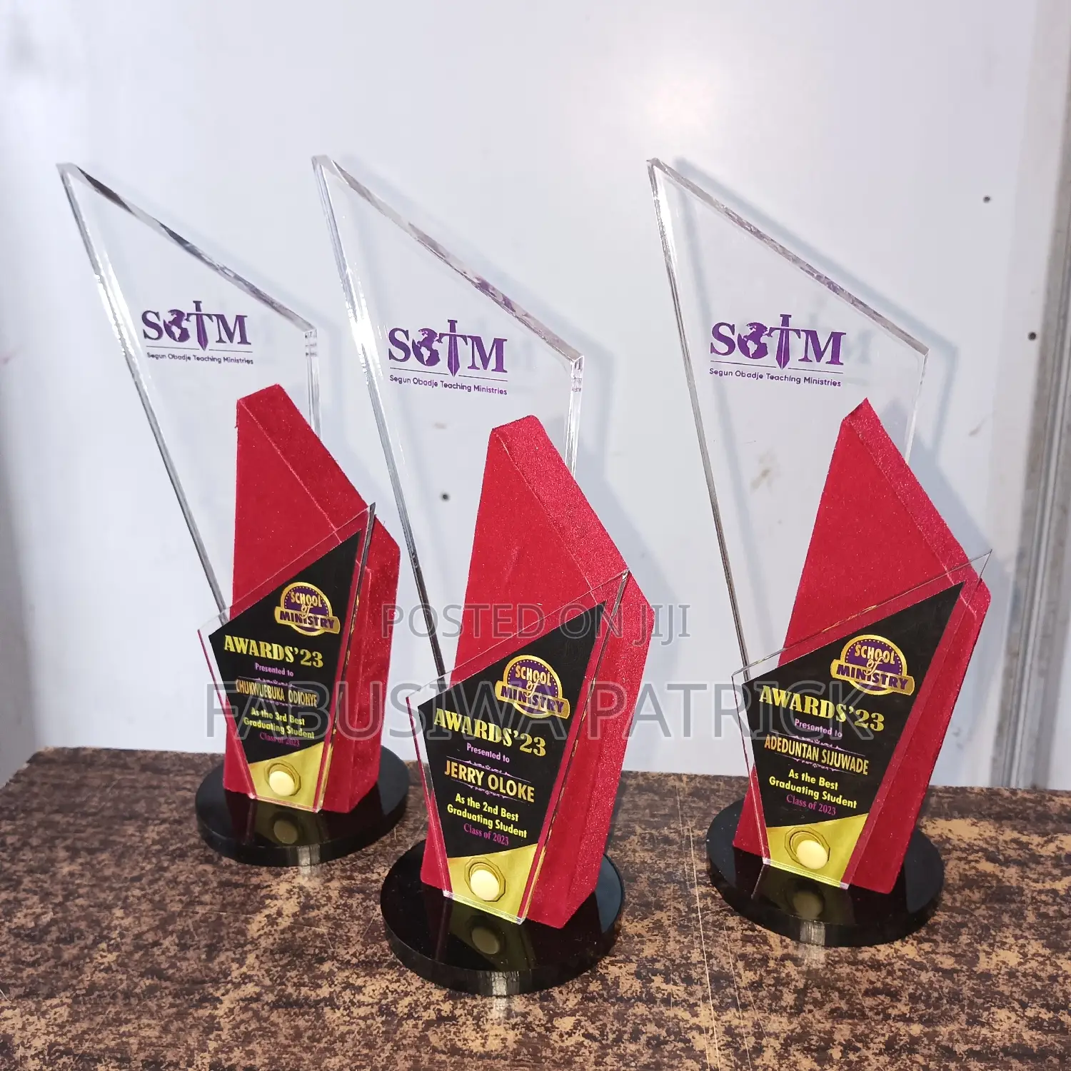 Award Trophy Crystal Plaque