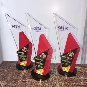 Award Trophy Crystal Plaque